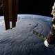 Hurricane Lane, which struck Hawaii in August, seen from the International Space Station
